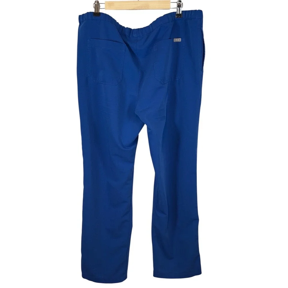 FIGS Mens Royal Blue Technical Collection Scrub‎ Pants FM4500 Size L Drawstring